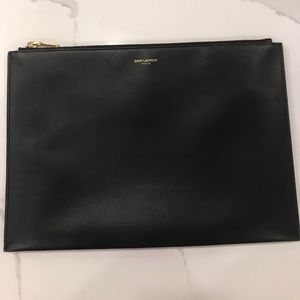 Saint Laurent envelope clutch